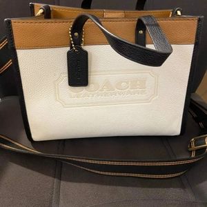 Coach Field Tote Color Block Bag